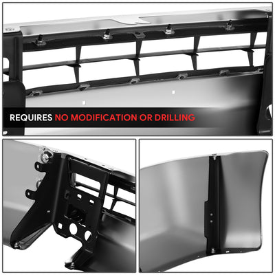 Modular Style Front Bumper w/ Fog Light Cutouts<br>12-21 Nissan NV1500 2500 3500