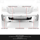 Modular Style Front Bumper w/ Fog Light Cutouts<br>12-21 Nissan NV3500