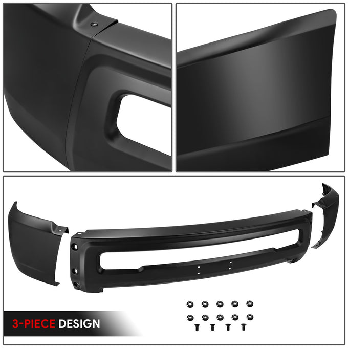 Modular Style Front Bumper w/o Fog Light Cutouts<br>10-18 Dodge Ram 2500 3500