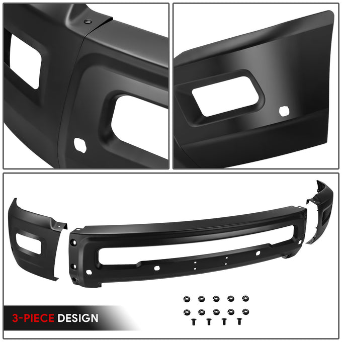 Modular Style Front Bumperw/ Fog Light Cutouts <br>10-18 Dodge Ram 2500 3500