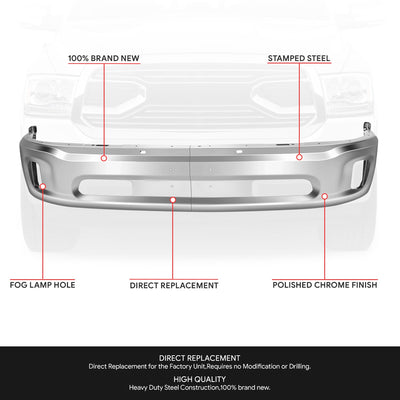 Modular Style Front Bumper (w/Fog Light Holes) <br>14-18 Ram 1500, 19-23 Ram 1500 Classic
