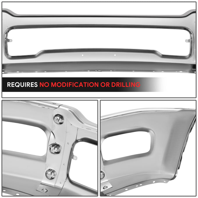Modular Style Polished Chrome Front Bumper Face Bar <br>19-26 RAM 2500
