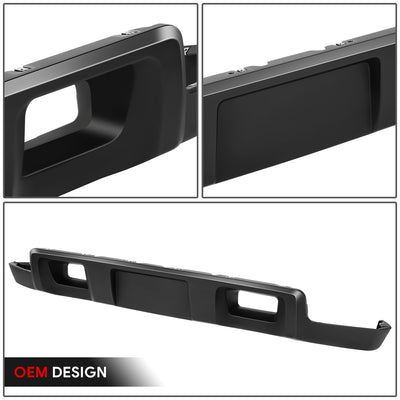 Black Front Bumper Valance Defllector<br>11-14 Chevy Silverado 2500HD 3500HD