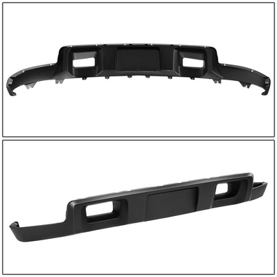 Black Front Bumper Valance Defllector<br>11-14 Chevy Silverado 2500HD 3500HD