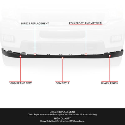 Front Bumper Valance Lower Air Deflector<br>11-14 Chevy Silverado 2500HD 3500HD