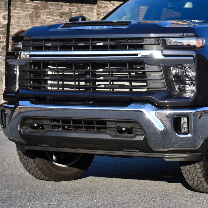 Front Bumper Valance Lower Air Deflector<br>24-26 Chevy Silverado 2500HD 3500HD