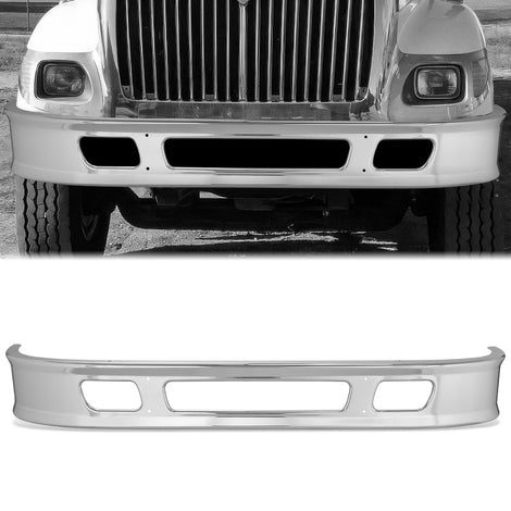 Front Lower Bumper (Chrome) <br> 02-18 International (WorkStar) 7300 7400 7500 7600 7700