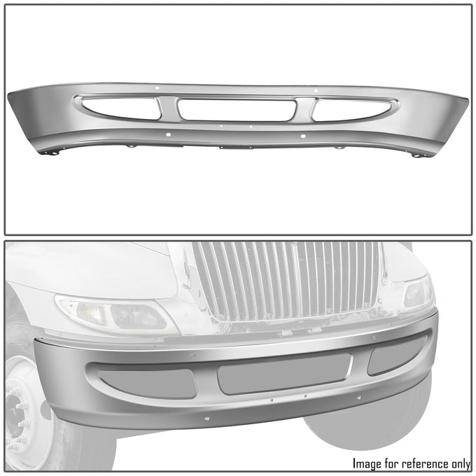 Front Lower Bumper (Chrome) <br> 02-18 International 4200 8500 8600 SBA Transtar