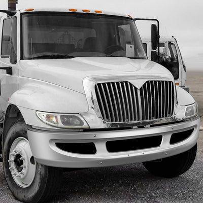 Front Lower Bumper (Chrome) <br> 02-18 International 4200 8500 8600 SBA Transtar