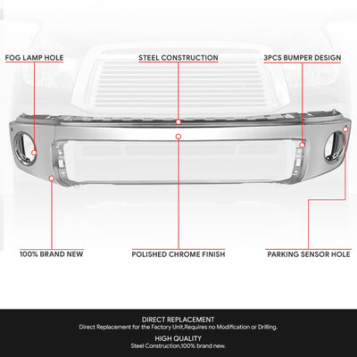 Modular Style Bumper Front Bumper <br> 07-13 Toyota Tundra