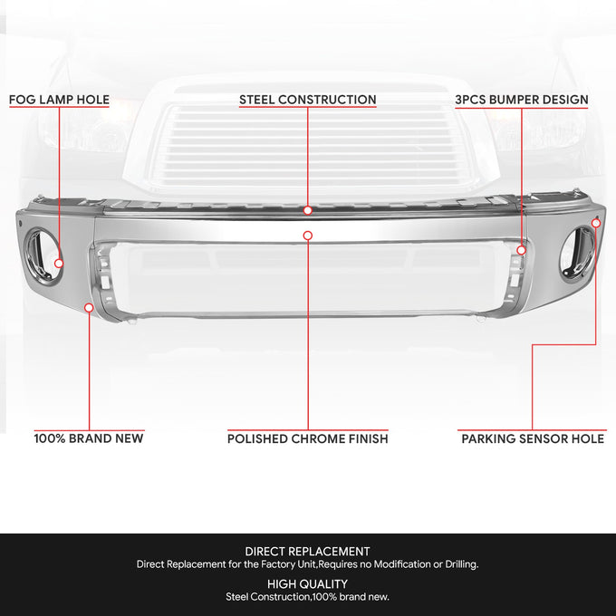 Modular Style Bumper Front Bumper <br> 07-13 Toyota Tundra