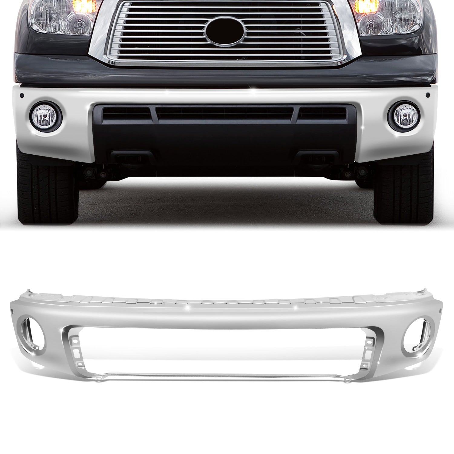 Front Bumper (w/Parking Sensor Hole) <br> 07-13 Toyota Tundra