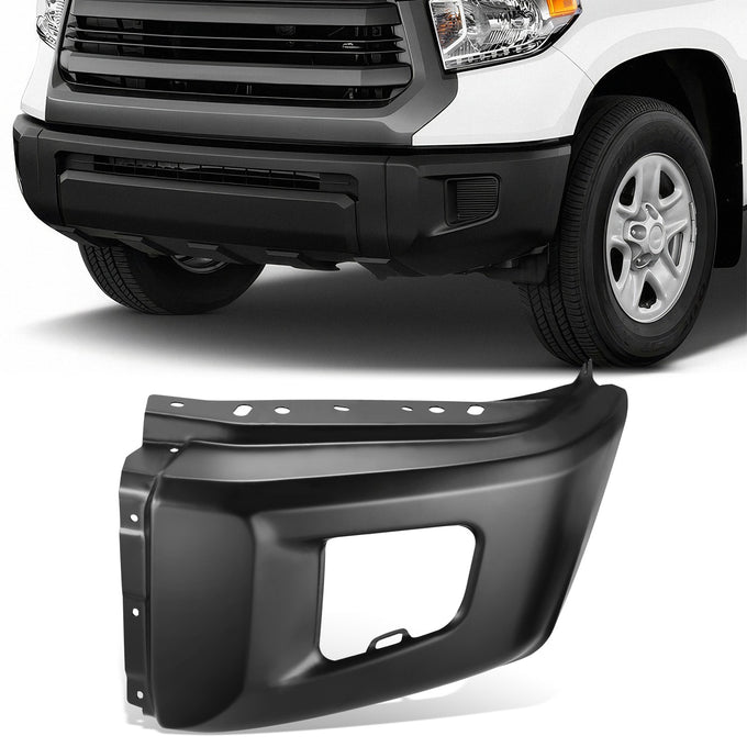 Front Left Bumper End Cap W/o Park Assist <br> 14-21 Toyota Tundra