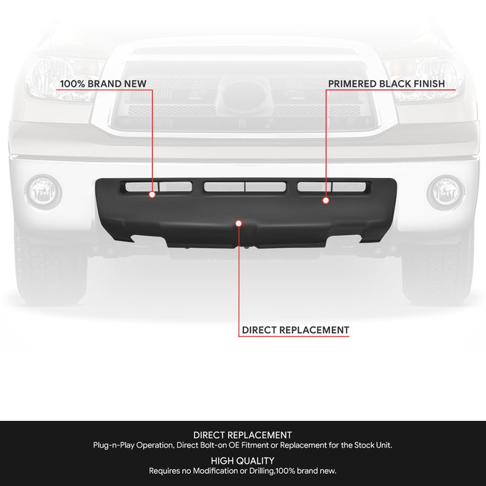 Front Bumper Valence Panel Cover Deflector <br>09-14 Toyota Tundra