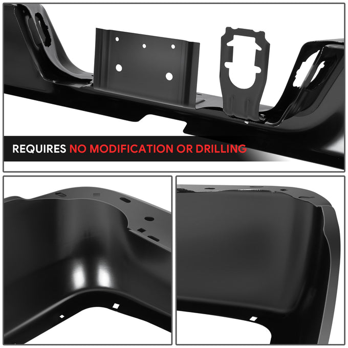Rear Bumper Bar W/O Dual Exhaust & Park Assist <br> 09-24 Dodge Ram 1500 2500 3500 Classic