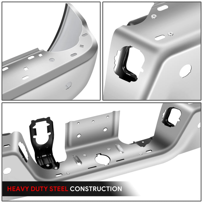 Rear Step Bumper W/Dual Exhaust & Park Assis <BR> 09-18 Dodge Ram 1500, 19-24 Classic