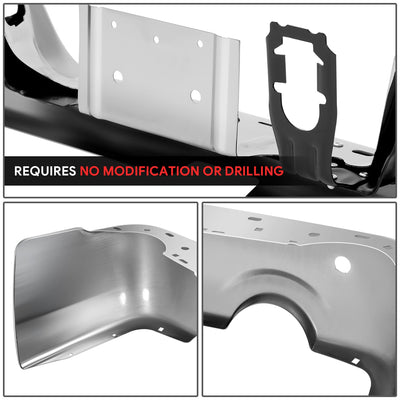 Rear Step Bumper W/Dual Exhaust & Park Assis <BR> 09-18 Dodge Ram 1500, 19-24 Classic