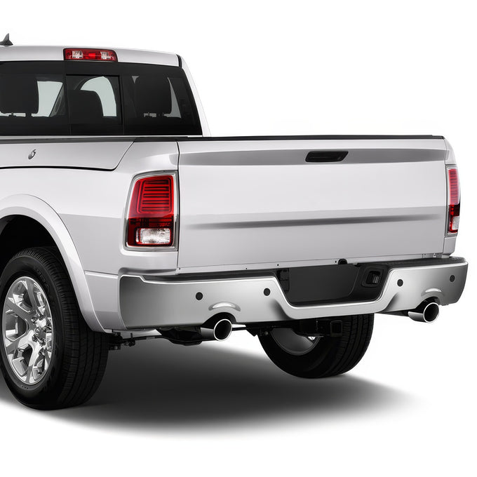 Rear Step Bumper W/Dual Exhaust & Park Assis <BR> 09-18 Dodge Ram 1500, 19-24 Classic