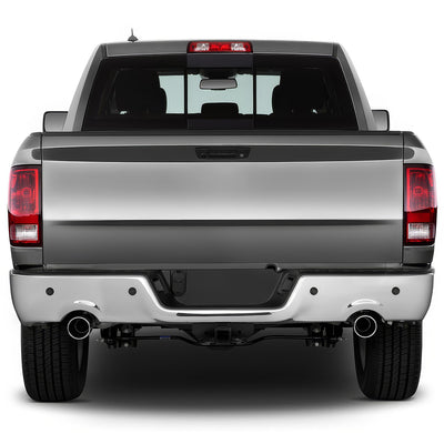 Rear Step Bumper W/Dual Exhaust & Park Assis <BR> 09-18 Dodge Ram 1500, 19-24 Classic