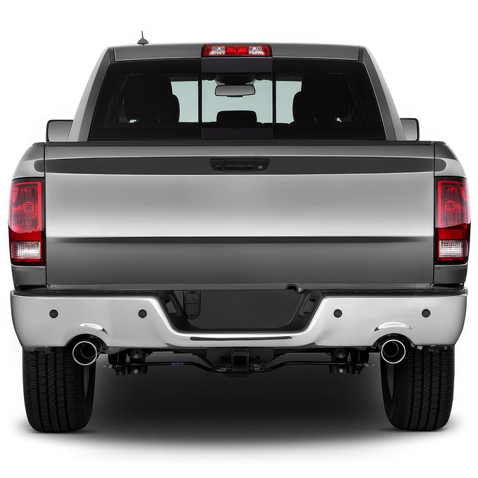 Rear Step Bumper W/Dual Exhaust & Park Assis <BR> 09-18 Dodge Ram 1500, 19-24 Classic