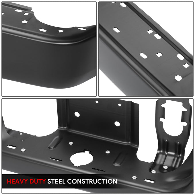 Rear Bumper Bar W/O Park Assist Hole <br> 13-18 Ram 2500 3500
