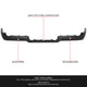 Factory Style Rear Bumper Face Bar <br> 19-24 Ram 1500