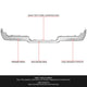Factory Style Rear Bumper Face Bar <br> 19-24 Ram 1500