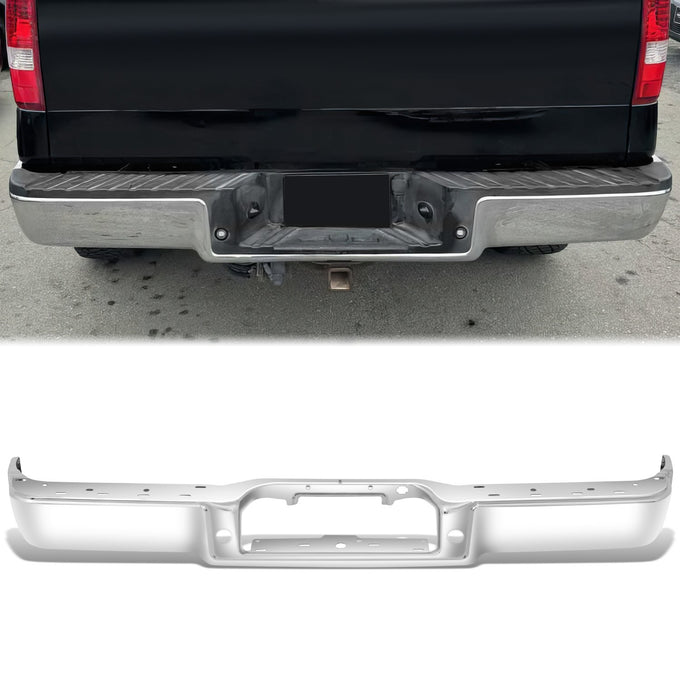 Rear Bumper Face Bar (W/O Rear Object Sensors) <br> 04-06 Ford F-150