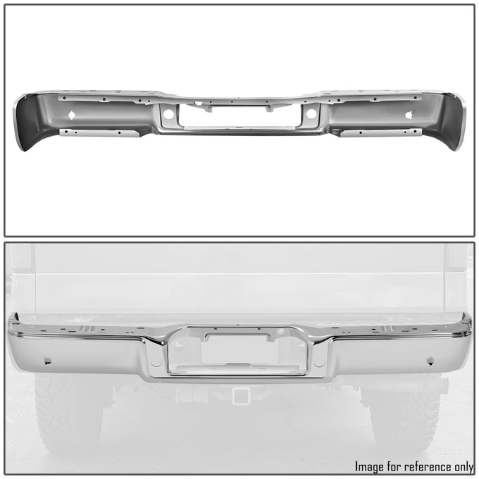 Rear Bumper Face Bar W/Parking Assist Sensor Holes <br> 04-08 Ford F-150, 06-08 Lincoln Mark LT
