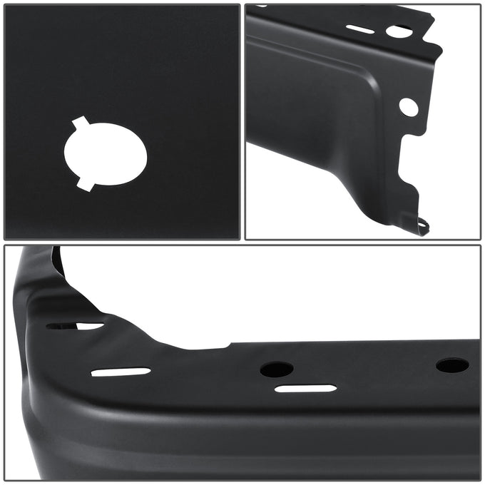 Rear Bumper End Caps (Driver & Passenger Side) w/ Parking Sensor Holes Black <br>09-14 Ford F-150