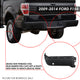 Rear Bumper End Caps (Driver & Passenger Side) w/ Parking Sensor Holes Black <br>09-14 Ford F-150
