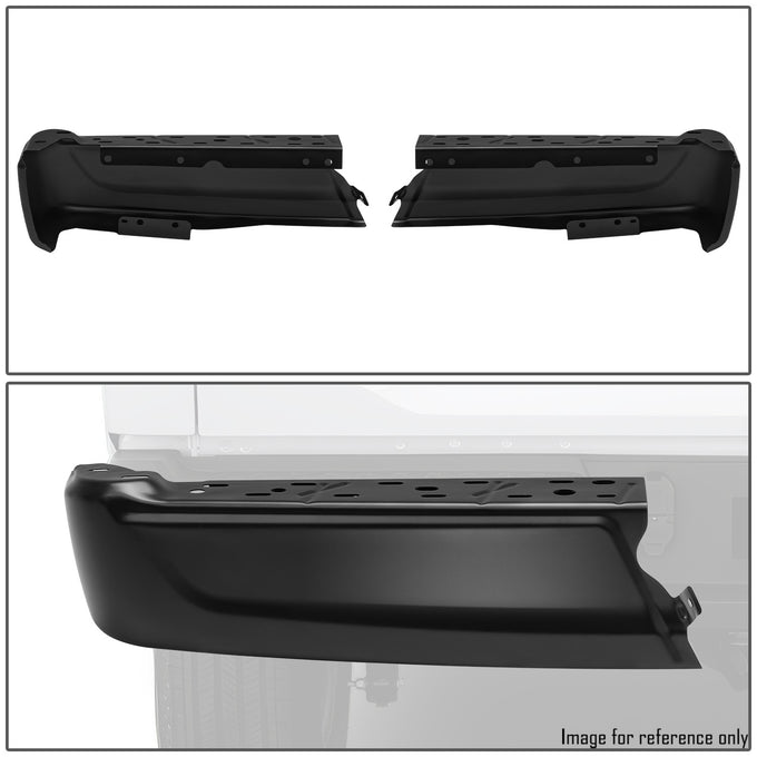 Rear Bumper End Caps Without Sensor <br> 21-24 Ford F-150