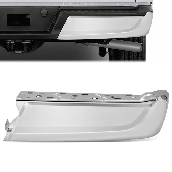 Rear Right Bumper End Cap Without Sensor <br> 21-24 Ford F-150