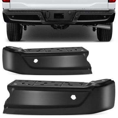 Rear Bumper End Caps w/Sensor, w/o Active Part <br> 21-24 Ford F-150
