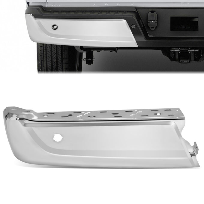 Rear Left Bumper End Cap w/Sensor, w/o Active Part <br> 21-24 Ford F-150