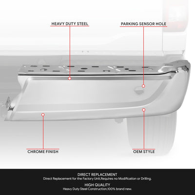 Rear Right Bumper End Cap w/Sensor, w/o Active Part <br> 21-24 Ford F-150
