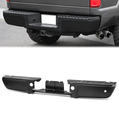 Primered Black Finish Rear Bumper <br>08-16 Ford F-250, F-350 Super Duty