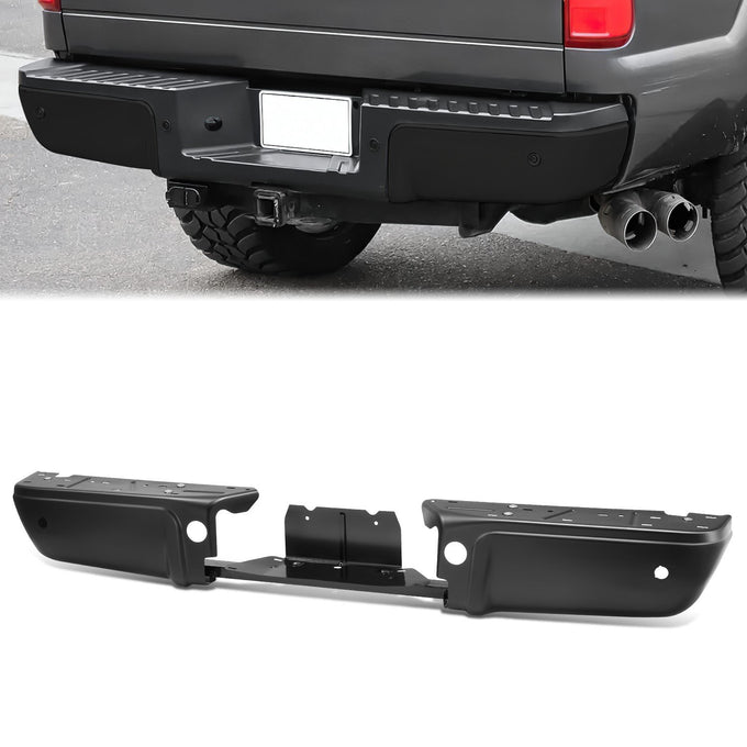 Primered Black Finish Rear Bumper <br>08-16 Ford F-250, F-350 Super Duty