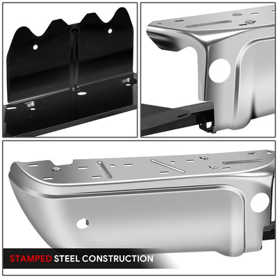 Polished Chrome Finish Rear Bumper <br>08-16 Ford F-250, F-350 Super Duty