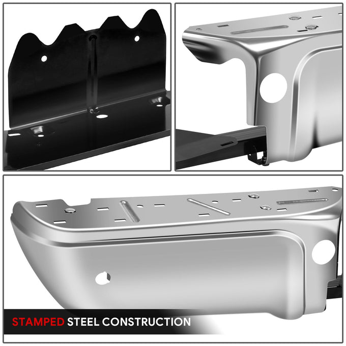 Polished Chrome Finish Rear Bumper <br>08-16 Ford F-250, F-350 Super Duty