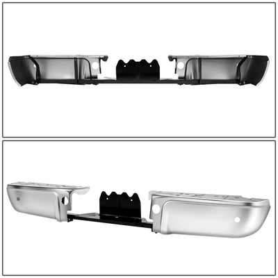 Polished Chrome Finish Rear Bumper <br>08-16 Ford F-250, F-350 Super Duty