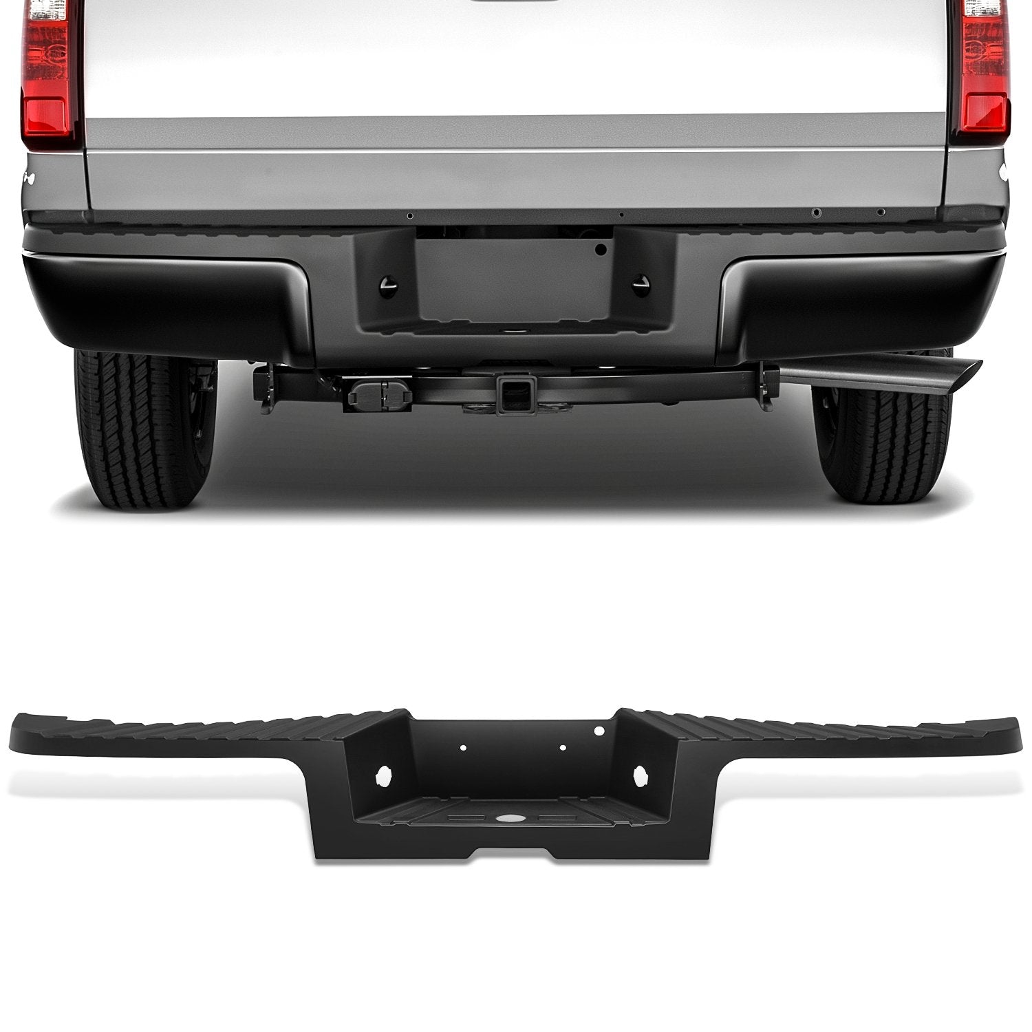 Rear Bumper Step Pad (w/o Sensor Holes) <br> 08-12 Ford F-250 F-350 Super Duty