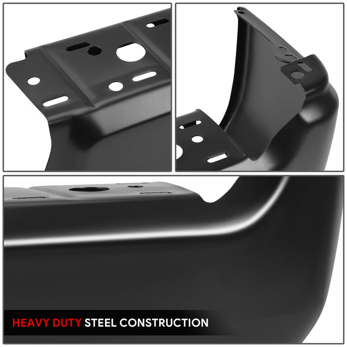 Rear Right Bumper End W/O Park Distance Sensors <br> 17-22 Ford F-250 F-350 F-450 Super Duty