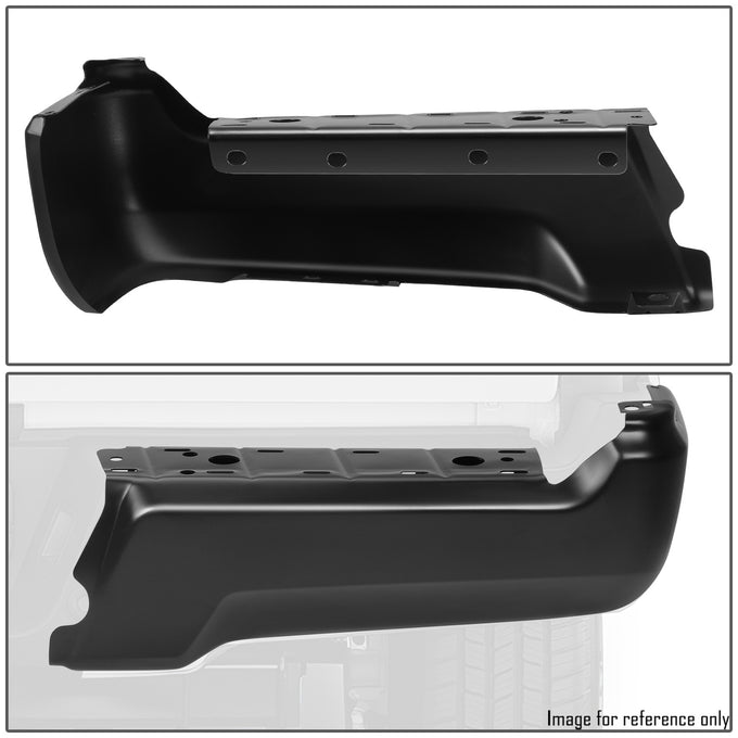 Rear Right Bumper End W/O Park Distance Sensors <br> 17-22 Ford F-250 F-350 F-450 Super Duty