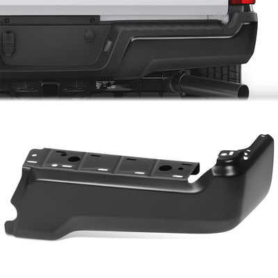 Rear Right Bumper End W/O Park Distance Sensors <br> 17-22 Ford F-250 F-350 F-450 Super Duty