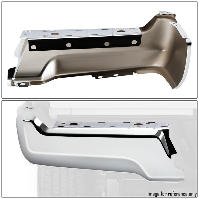 Rear Bumper Ends W/O Park Distance Sensors <br> 17-22 Ford F-250 F-350 F-450 Super Duty