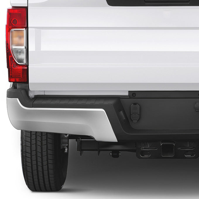 Rear Left Bumper End W/O Park Distance Sensors <br> 17-22 Ford F-250 F-350 F-450 Super Duty