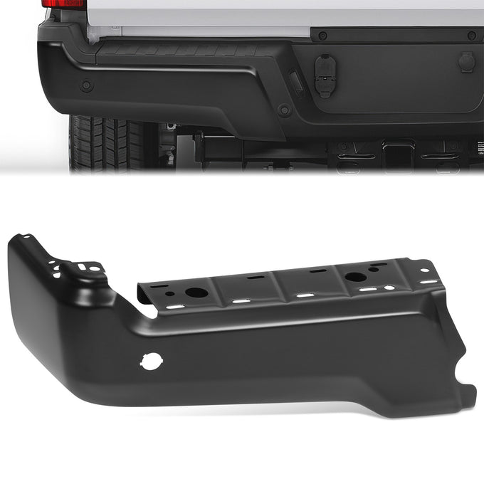 Rear Left Bumper End W/Park Distance Sensors <br> 17-22 Ford F-250 F-350 F-450 Super Duty