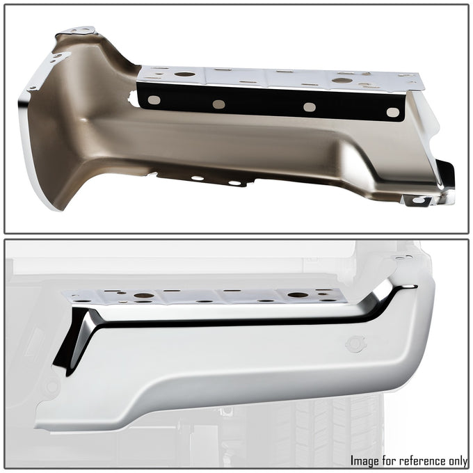 Rear Right Bumper End W/Park Distance Sensors <br> 17-22 Ford F-250 F-350 F-450 Super Duty