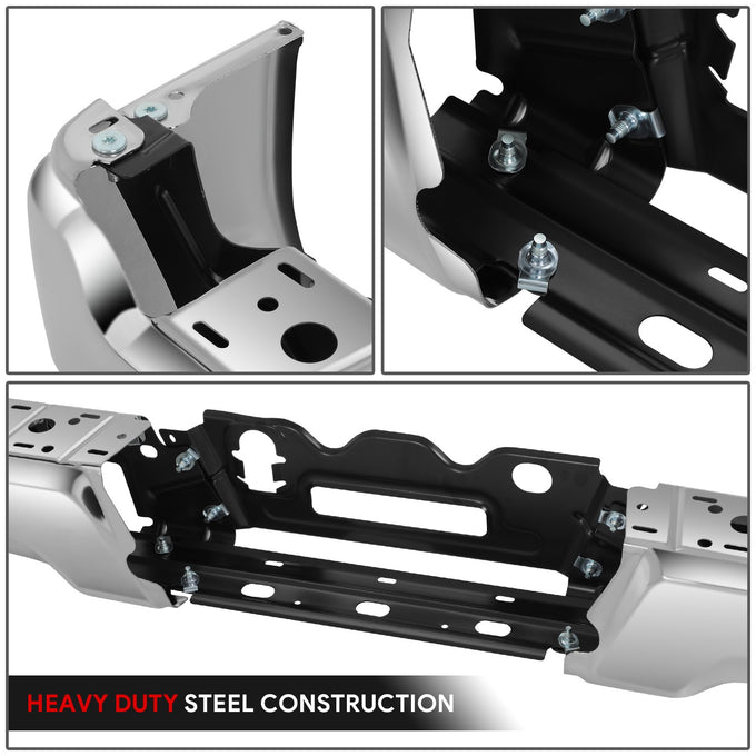 Rear Bumper Face Bar & Reinforcement <br> 17-22 Ford F-250 F-350 Super Duty